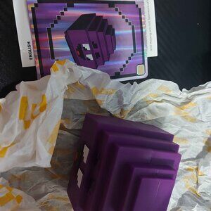 McDonalds Minecraft Movie Grimace Egg Toy with Card USED CODE
